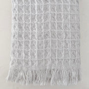 Anaya Home Turkish Cotton Waffle Weave Hand Towels Set of 2