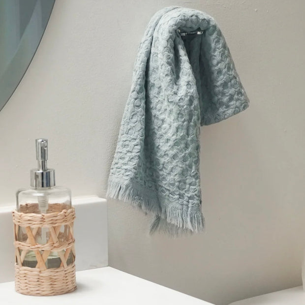 Anaya Home Turkish Cotton Waffle Weave Hand Towels Set of 2