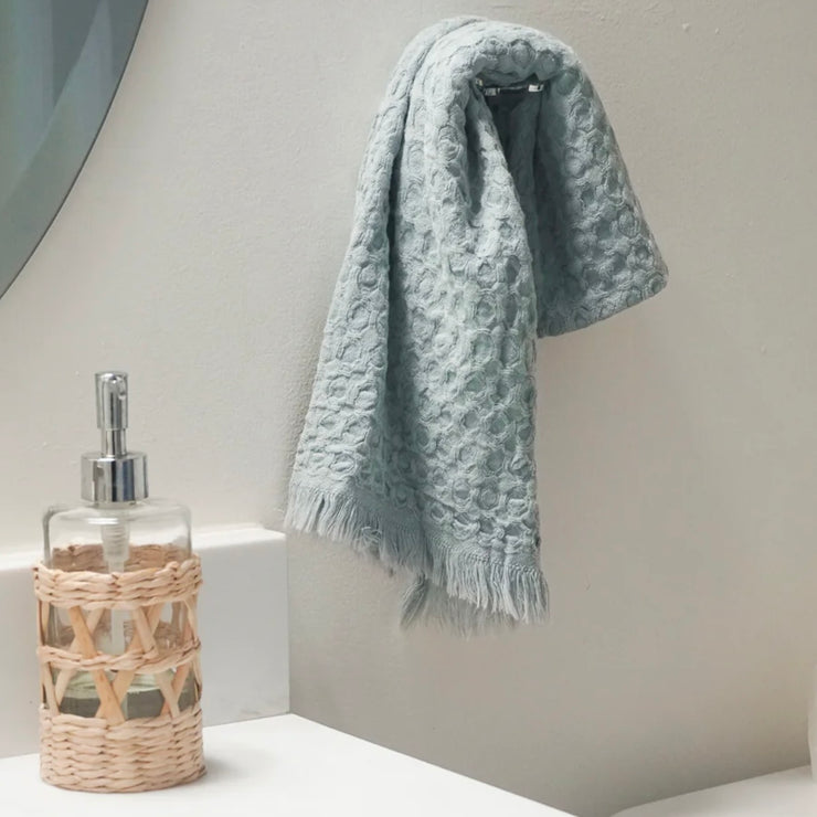 Anaya Home Turkish Cotton Waffle Weave Hand Towels Set of 2
