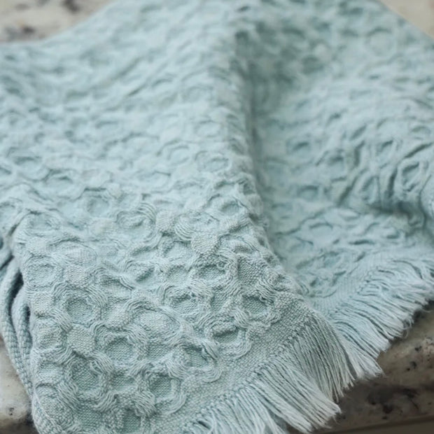 Anaya Home Turkish Cotton Waffle Weave Hand Towels Set of 2