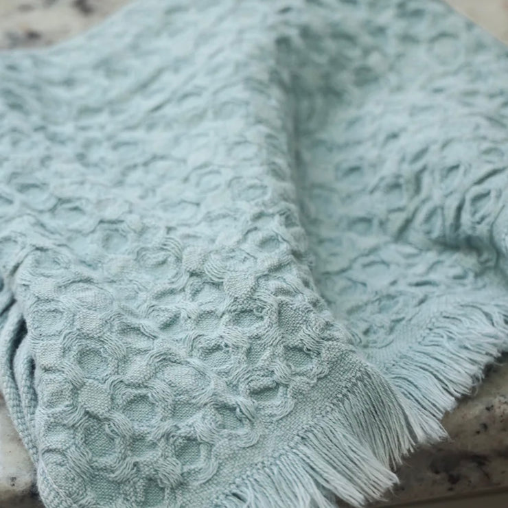 Anaya Home Turkish Cotton Waffle Weave Hand Towels Set of 2