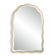 Casa Bella Living Gold Leaf Scalloped Arch Mirror