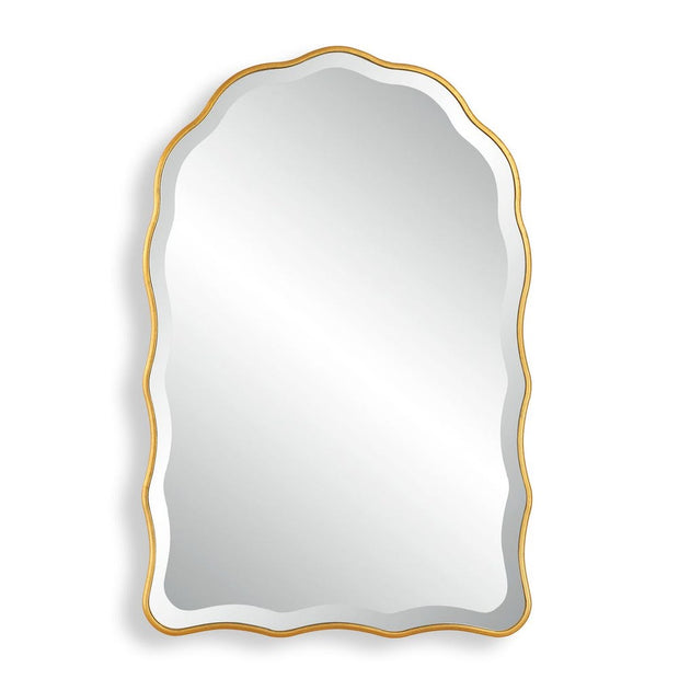 Casa Bella Living Gold Leaf Scalloped Arch Mirror