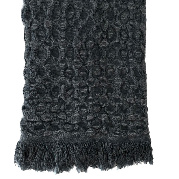 Anaya Home Turkish Cotton Waffle Weave Hand Towels Set of 2