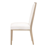 Essentials For Living Martin Dining Chair ~ LiveSmart Peyton-Pearl With Light Honey Oak Frame