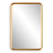 Casa Bella Living Gold Leaf Rounded Corners Mirror