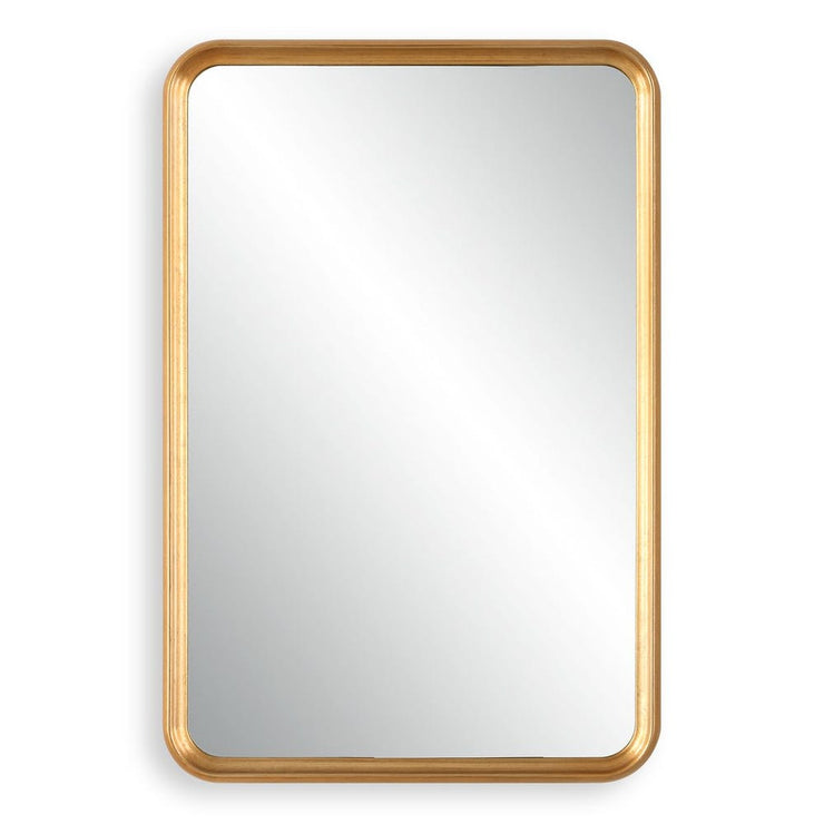 Casa Bella Living Gold Leaf Rounded Corners Mirror