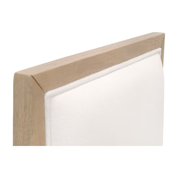 Essentials For Living Martin Dining Chair ~ LiveSmart Peyton-Pearl With Light Honey Oak Frame