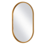 Casa Bella Living Brushed Gold Oval Shaped Mirror
