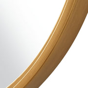 Casa Bella Living Brushed Gold Oval Shaped Mirror