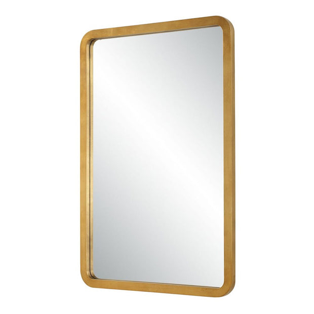 Casa Bella Living Gold Leaf Modern Mirror