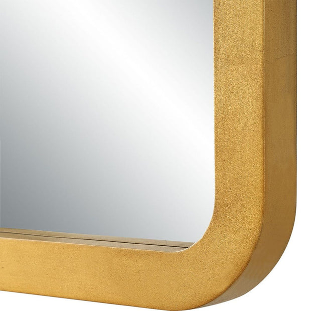 Casa Bella Living Gold Leaf Modern Mirror
