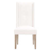 Essentials For Living Morgan Dining Chair ~ LiveSmart Peyton-Pearl With Natural Gray Frame
