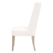 Essentials For Living Morgan Dining Chair ~ LiveSmart Peyton-Pearl With Natural Gray Frame