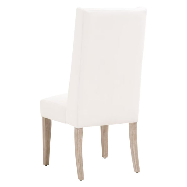 Essentials For Living Morgan Dining Chair ~ LiveSmart Peyton-Pearl With Natural Gray Frame