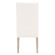Essentials For Living Morgan Dining Chair ~ LiveSmart Peyton-Pearl With Natural Gray Frame