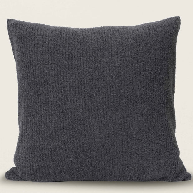 Barefoot Dreams CozyChic Lite Carbon Ribbed Pillow With Insert 18x18
