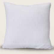 Barefoot Dreams CozyChic Lite White Ribbed Pillow With Insert 18x18