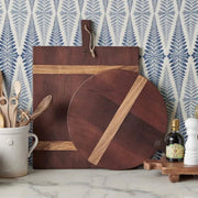 etúHOME Saddle Acacia Wood Rectangle Charcuterie Board ~ Medium