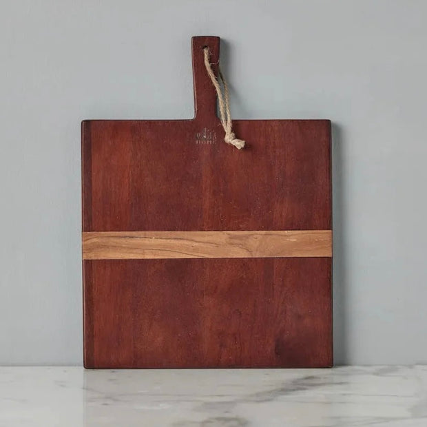 etúHOME Saddle Acacia Wood Rectangle Charcuterie Board ~ Extra Small