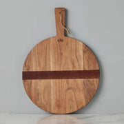 etúHOME Natural Acacia Wood Round Charcuterie Board ~ Small ~ SALE ~ LIMITED QUANTITIES