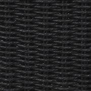 Four Hands Suerte Black Woven Outdoor Bar Stool ~ Arashi Ink Cushioned Seat