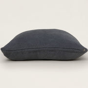 Barefoot Dreams CozyChic Lite Dove Gray Ribbed Pillow With Insert 18x18