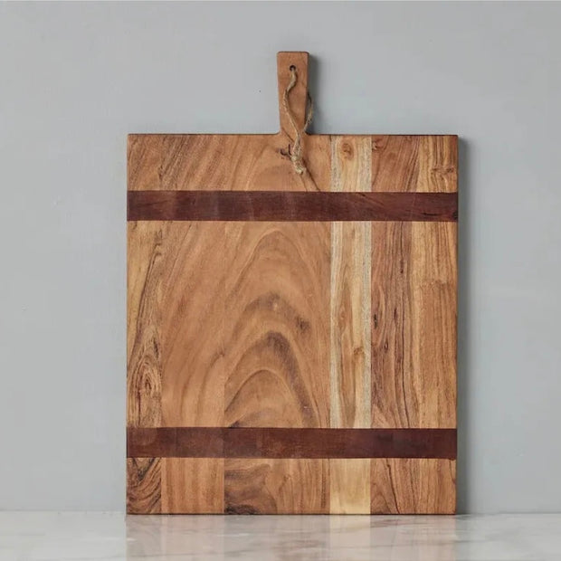 etúHOME Natural Acacia Wood Rectangle Charcuterie Board ~ Medium ~ LAST CHANCE SALE ~ LIMITED QUANTITY