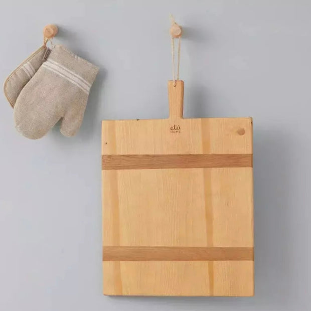 etúHOME Rectangle Pine Medium Charcuterie Board