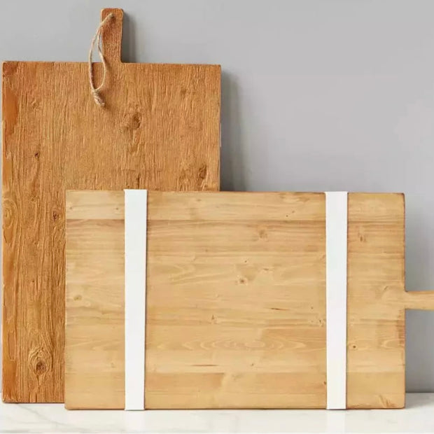 etúHOME Natural Rectangle Mod Large Charcuterie Board