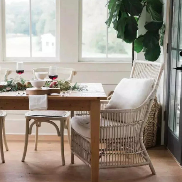 etúHOME Provence Farm Table European Pine 120” Dining Table