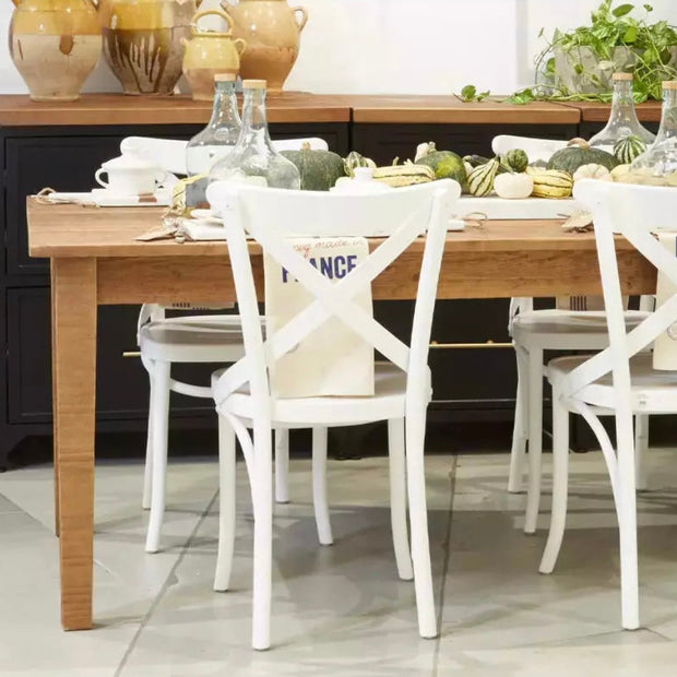 etúHOME Provence Farm Table European Pine 72” Dining Table