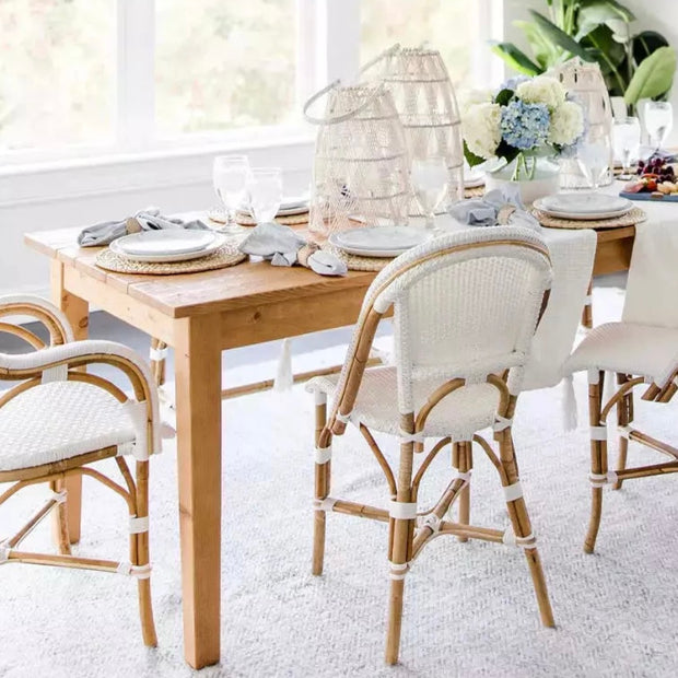etúHOME Provence Farm Table European Pine 96” Dining Table
