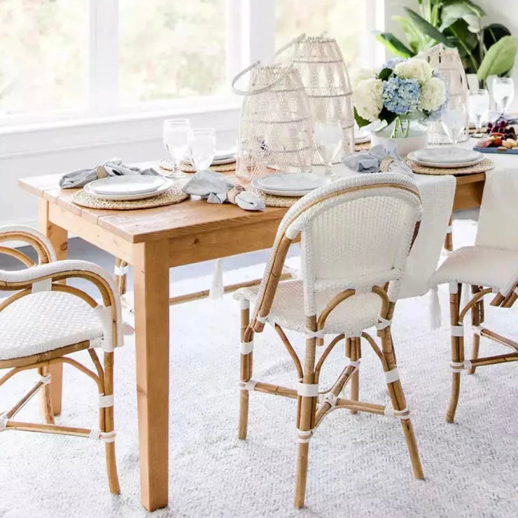 etúHOME Provence Farm Table European Pine 96” Dining Table