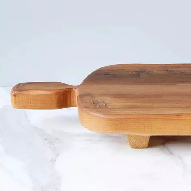 etúHOME Classic Rectangle Footed Reclaimed Wood Serving Board ~ LAST CHANCE SALE ~ LIMITED QUANTITY