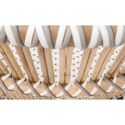 Essentials For Living Tulum Dining Chair ~ White & Stone Synthetic With Natural Rattan Frame