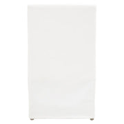 Essentials For Living Shelter Slipcover Arm Dining Chair ~ LiveSmart Peyton-Pearl With Natural Gray Birch Frame