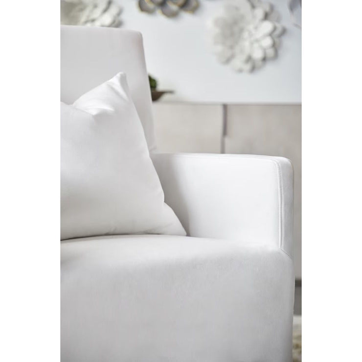 Essentials For Living Shelter Slipcover Arm Dining Chair ~ LiveSmart Peyton-Pearl With Natural Gray Birch Frame