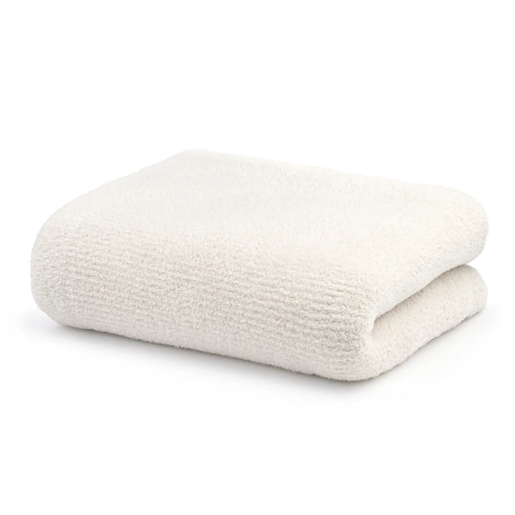 Kashwere Ultra Soft Bone Ribbed Throw Kash Lite