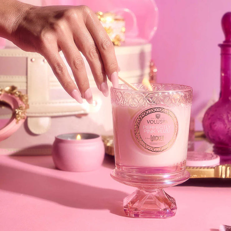 Voluspa Perfectly Pink Yuzu Boxed 8.5 oz. Candle