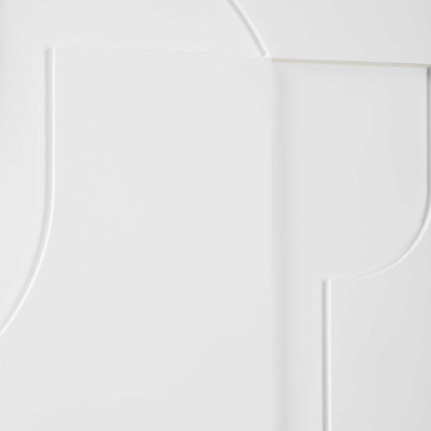Uttermost Contours Set of 2 White Wood Wall Art Decor
