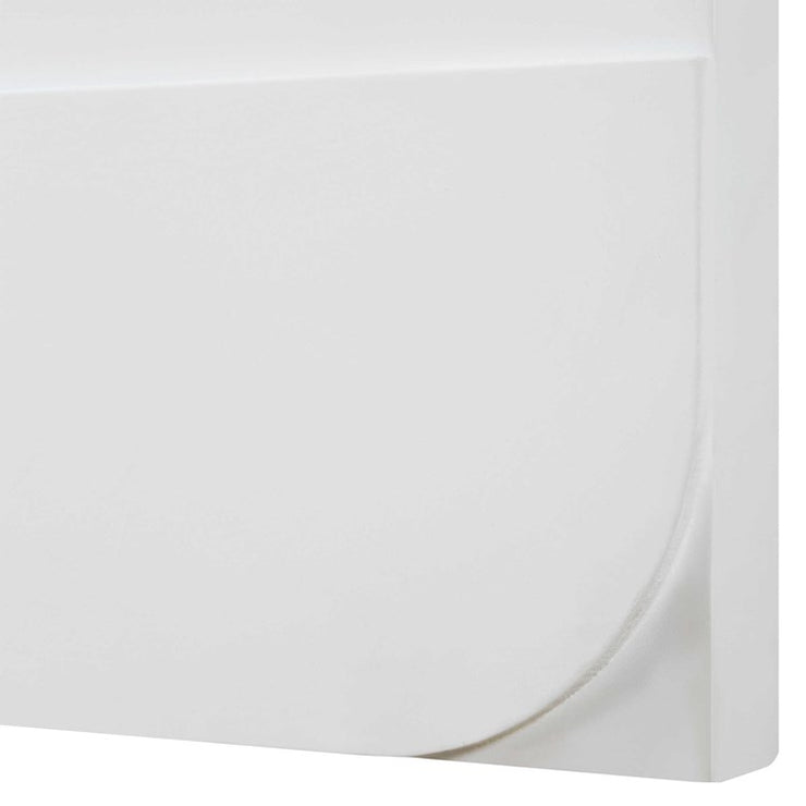 Uttermost Contours Set of 2 White Wood Wall Art Decor