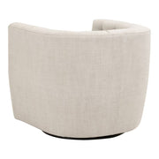 Essentials For Living Marcel Swivel Club Chair ~ Performance Bisque French Linen