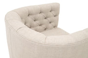 Essentials For Living Marcel Swivel Club Chair ~ Performance Bisque French Linen