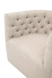 Essentials For Living Marcel Swivel Club Chair ~ Performance Bisque French Linen