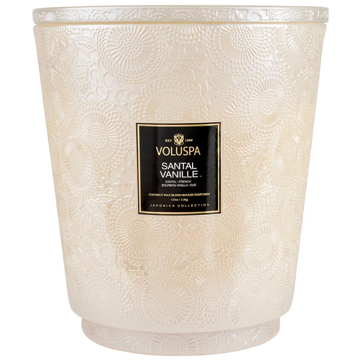 Voluspa Santal Vanille 5 Wick Hearth Candle ~ 123 oz.