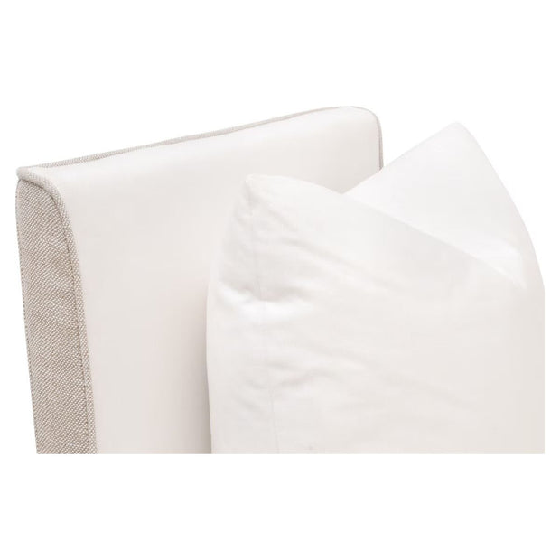 Essentials For Living Harmony Arm Dining Chair ~ LiveSmart Peyton-Pearl, Performance Bisque French Linen