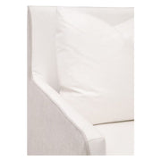 Essentials For Living Harmony Arm Dining Chair ~ LiveSmart Peyton-Pearl, Performance Bisque French Linen