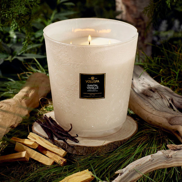 Voluspa Santal Vanille 5 Wick Hearth Candle ~ 123 oz.