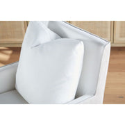 Essentials For Living Harmony Arm Dining Chair ~ LiveSmart Peyton-Pearl, Performance Bisque French Linen